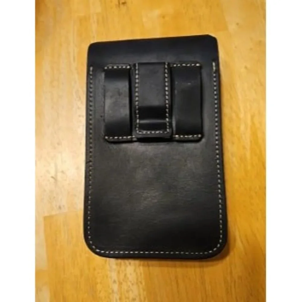 New Leather Cell Phone Holster with Belt Clip, Flip Case